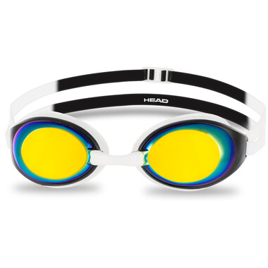 Gafas de natación HEAD HCB COMP MIRRORED Amarillo/Negro/Blanco 0